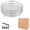 A#20🎀, variant on Stackable Fryer Rack, Three-Tier Dehydrator Stand with Feet, Stainless Steel Cooling Rack, 20 cm Diameter, with Tongs, for Air Fryer, Pressure Cooker and Oven