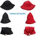 thumbnail image 3 of ORUYROP Bucket Hat for Women Men, Reversible Cotton Summer Sun Beach Fishing Cap Solid Color Style, 3 of 5