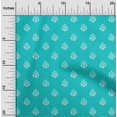 thumbnail image 1 of oneOone Georgette Viscose Fabric Floral Block Print Fabric By The Yard 42 Inch Wide, 1 of 4