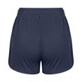 thumbnail image 5 of AherBiu Womens Shorts Summer Ribbed Knitted Wide Leg Sweat Shorts High Waisted Loose Fitting Short with Pockets, 5 of 5