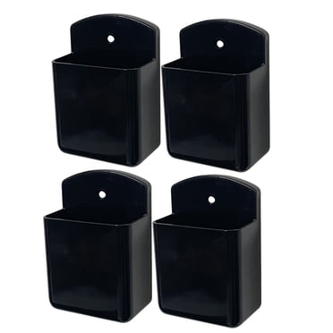 4 Pcs Supports Muraux pour Télécommandes Sans Perçage, Organisateurs de Télécommandes Adhésifs, Organisateur Mural