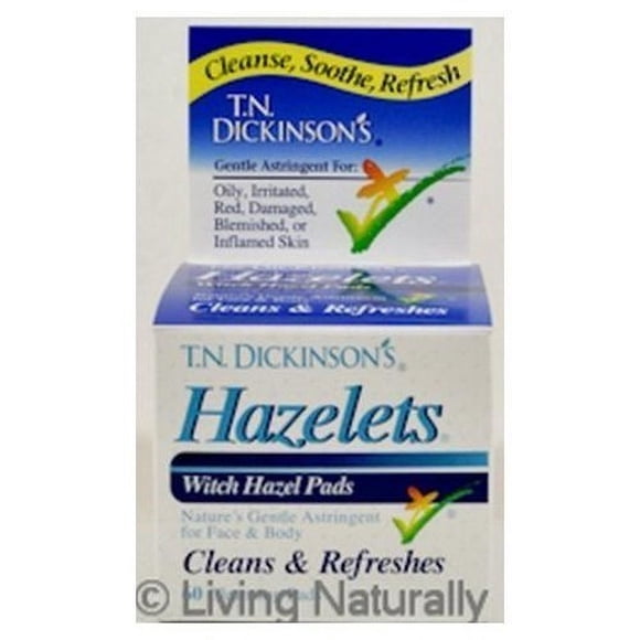 T.N. Dickinson: Witch Hazel Cleansing Ct 60 Ct (6 Pack)