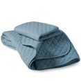 thumbnail image 2 of Bare Home Ensemble de Courtepointe - 2 Pcs - Couvre-Lit Matelassé à Losanges - Lit Simple/simple TG, Bleu Couronne, 2 of 4