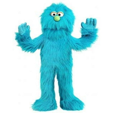 30" Blue Monster Puppet, Full Body Ventriloquist Style Puppet