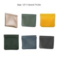 thumbnail image 3 of Leather Pouch Portable Waterproof Multipurpose Beautiful Leather Pocket Small Convenient Delicate Mini Bag Coin Purse Storage Girls Navy blue, 3 of 7