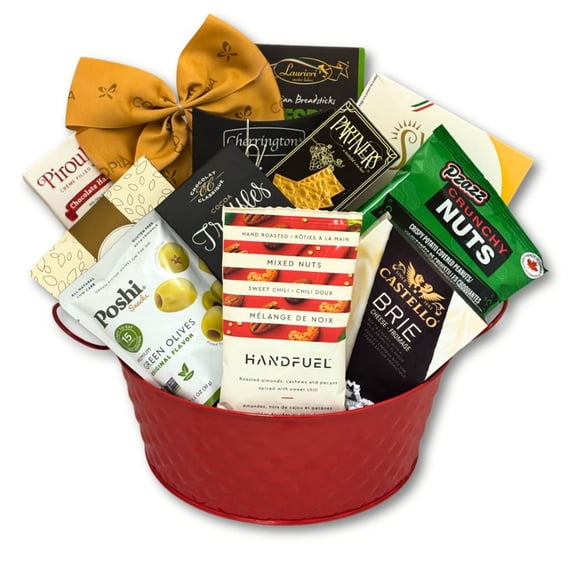 Panier-cadeau de Friandises des Fêtes Mix n' Mingle