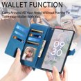 thumbnail image 5 of Case for Google Pixel 6A Zipper Wallet Cover Lanyard Crossbody Neck Strap Compatible with Google Pixel 6A Case, 5 of 5