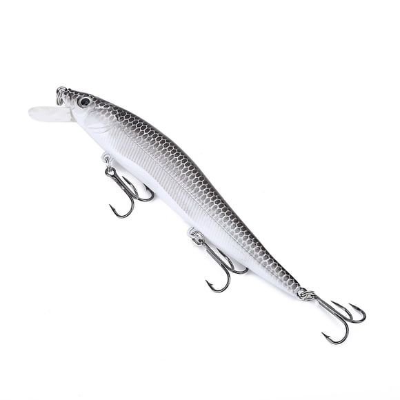 1 Pce Leurres de Pêche Artificiels, Appât de Pêche Réaliste à Longue Queue, Leurres Minnow Accessoire pour Poisson