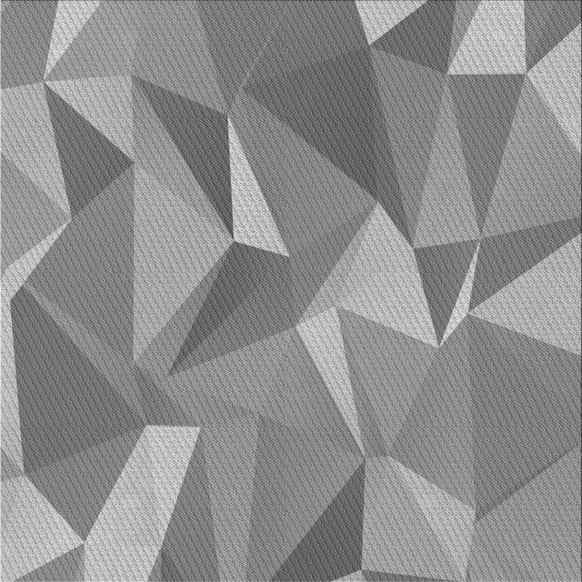 Ahgly Tapis d'Intérieur Lavable en Machine Carré Gris Foncé, 8 Pieds Carré