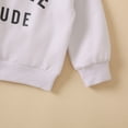 thumbnail image 4 of Hiiyo Girls Casual Active Outfits Letter Print Sweatshirt Pants Set Kids Sweatsuit, 4 of 4