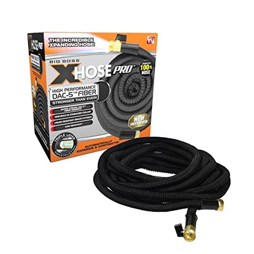 Refurbished Xhose 1258 DAC-5 High Performance Lightweight Garden Hose Brass Fittings, 100'