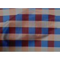 thumbnail image 4 of oneOone Cotton Poplin Blue Fabric Gingham Check Craft Projects Decor Fabric Printed By The Yard 56 Inch Wide, 4 of 4