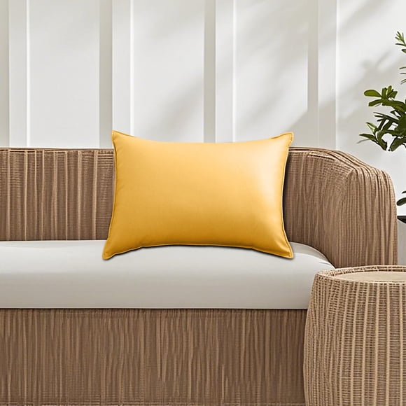 MTBLYS Outdoor Waterproof Rectangle Pillow Cover Solid Color 30X50Cm Cushion Cover Patio Garden Furniture Use
