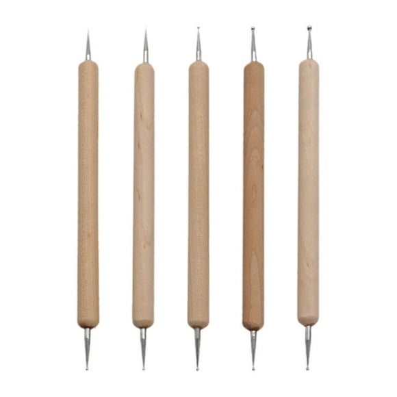 Binwennn 5 Pcs Ensemble de Traçage Double Extrémité pour Piégeage pour Argile Poterie & Sculpture avec Logiciel de Remodelage de Cuisine Confortable Ip Robinet de Cuisine en Laiton 3 Trous Robinet de Cuisine en Acier Inoxydable 3 Trous Cuisine
