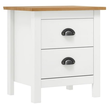 vidaXL Table de Chevet Table d'Appoint Salon Bureau Bois Massif Pin