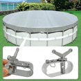 thumbnail image 3 of 1pcs Swimming Pool Cover Clamp Wire Rope Tensioner - Pool Cover Winch, Aluminum Constructed Swimming Pool Winch, Winter Pool Cover Tensioner - 8x2x6.4, 3 of 5