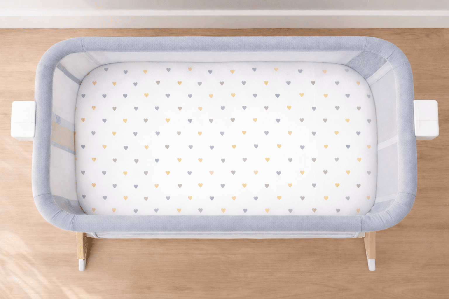 Draps pour berceau en coton biologique George Baby (2 pièces)