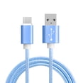 thumbnail image 3 of spellwife 1 Meter Type-C Woven Mobile Phone Data Cable Charging Line Cord 2 in 1 Fast Charging Data Transfer, 3 of 9