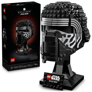 LEGO Star Wars Casque Kylo Ren - DIY Kit modèle pour adultes 18+ - Trousse de construction à collectionner - Idée de décoration pour les fans de la Force - Idée cadeau unique pour les hommes et les femmes - 75415