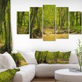 thumbnail image 1 of Creek in Wild Green Forest - Oversized Forest Canvas Artwork, 1 of 1