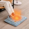 thumbnail image 2 of Heated Leg and Foot Warmer Pad with Fast 3-Second Heating, Adjustable Temperature Settings, Auto Shut-Off Timer and Safety Protection for Office, Bed and Home Use, Extra Large 58x38cm, 2 of 7