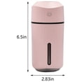 thumbnail image 2 of EGNMCR Mini Humidifier,Portable Humidifiers With LED,Portable Mini Humidifier For For Bedroom, Travel, Office And Plants. Visible, Quiet, Cool Mist Air Purifier, 2 of 6