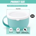 thumbnail image 2 of Czcpp-couvercle en Silicone pour Machine à Crème Glacée Dash My Mug, Couvercle de Remplacement pour Machine à Crème Glacée 5.9 Po Sans Bpa Couvercles de Bol en Silicone Accessoires de Machine à Crème Glacée Dash (Blanc), 2 of 4