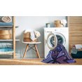 thumbnail image 2 of Ahgly Company Tapis de Zone Rond Transitionnel Violet pour Intérieur Lavable à la Machine, 5 Pieds Rond, 2 of 7