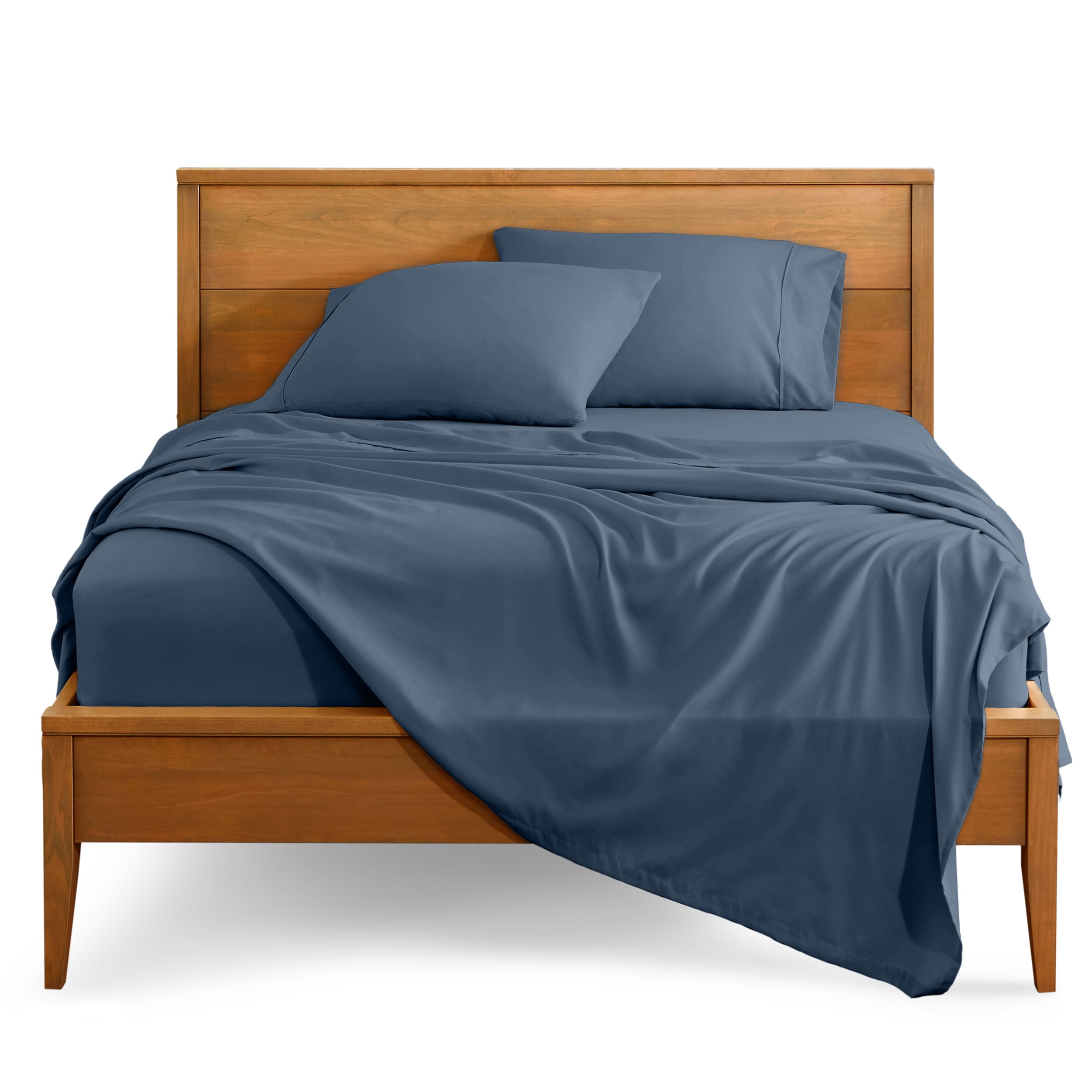 Bare Home Premium 1800 Collection 3-Piece Bed Sheet Set, Twin, Bering Sea