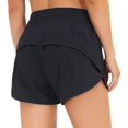 thumbnail image 1 of Womens High Waisted Running Shorts Quick Dry Athletic Workout Shorts with Mesh Liner Zipper Pockets, 1 of 14