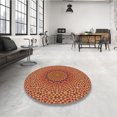 thumbnail image 4 of Ahgly Company Machine Washable Indoor Rectangle Transitional Orange Area Rugs, 2' x 4', 4 of 7