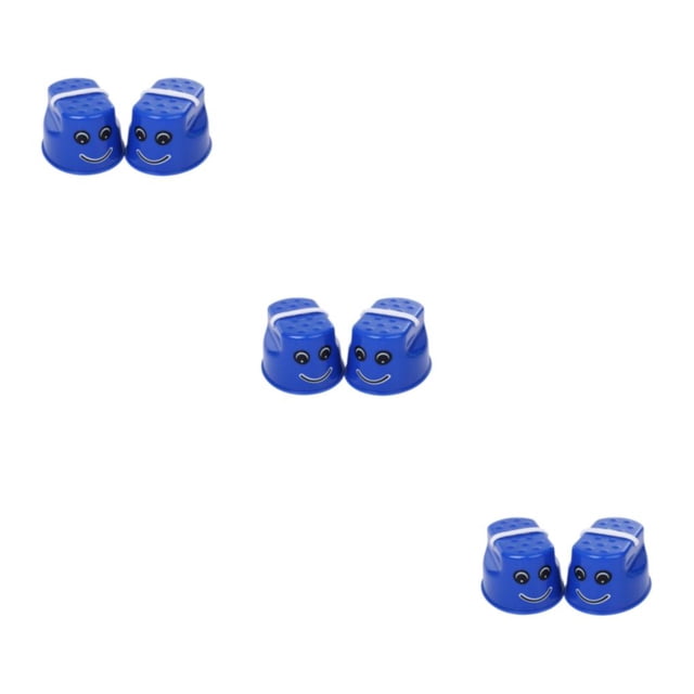 Wweixi 2x Balance Development Toys Motor Skills And Focus Full Of Fun. Walking Stilts blue 3Set