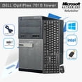 thumbnail image 3 of Dell Optiplex 7010 Tower Office Desktop Computer - Intel Core i5 3rd Gen Up to 3.60 GHz - 16GB RAM 512GB Solid State Drive - Keyboard, Mouse, WiFi, Windows 10 Pro - Refurbished, 3 of 4