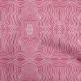 thumbnail image 1 of oneOone Cotton Flex Pink Fabric Moire Sewing Craft Projects Fabric Prints By Yard 40 Inch Wide, 1 of 4