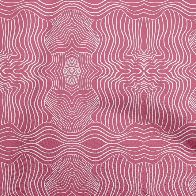oneOone Cotton Flex Pink Fabric Moire Sewing Craft Projects Fabric Prints By Yard 40 Inch Wide
