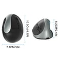thumbnail image 3 of EGNMCR Mouse, Gaming Mouse 2.4G Rechargeable Wireless Vertical Mouse, Ergonomically Designed 10 Meters Control, Built-in 600mah Lithium Battery, Suitable For Office Games Wireless Mous, 3 of 9