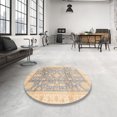 thumbnail image 3 of Ahgly Company Indoor Rectangle Abstract Light French Beige Brown Oriental Area Rugs, 4' x 6', 3 of 6