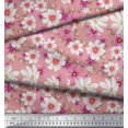 thumbnail image 2 of Soimoi Silk Fabric Cosmos Floral Print Fabric by Yard 42 Inch Wide, 2 of 3