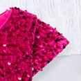 thumbnail image 4 of felwors Robe à Paillettes pour Tout-Petites Filles, Ligne A, Scintillante, Sans Manches, Robe de Mariée, Robes de Fête pour Filles, 4 of 7