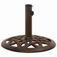 thumbnail image 1 of vidaXL Umbrella Base Bronze 40x40x32 cm Cast Iron, 1 of 5