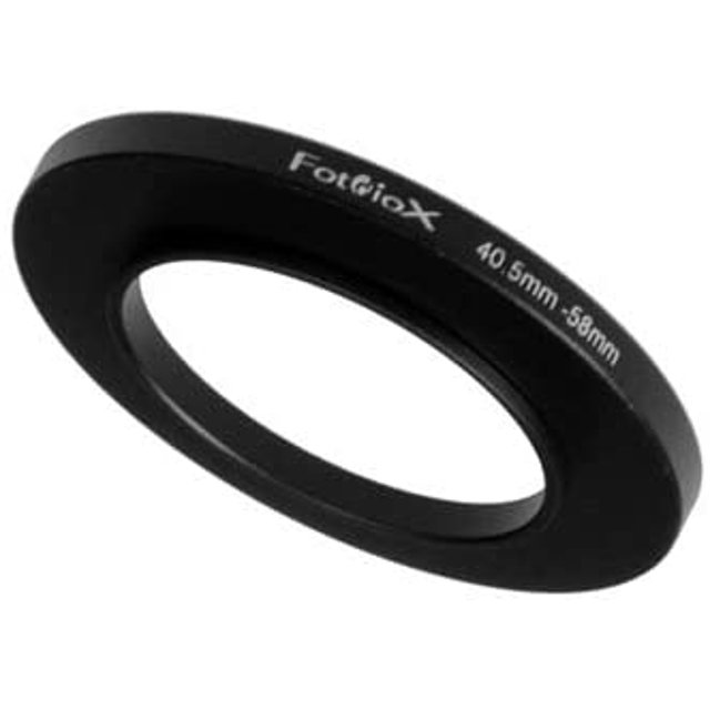 Fotodiox Metal Step Up Ring, Anodized Black Metal 43mm-58mm