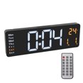 thumbnail image 1 of Horloge Numérique avec Télécommande, Horloge Numérique LED Grand Écran LED Horloge Numérique Grand Affichage Confort Ultime, 1 of 8