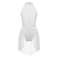 thumbnail image 3 of Yartina Robe de Danse Ballet Sans Manches pour Filles, Robe Justaucorps Moderne Contemporaine Ivoire 10, 3 of 7