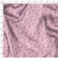 thumbnail image 4 of Soimoi Brown polyester Crepe Fabric Clover Floral Print Fabric by the Yard 52 Inch Wide, 4 of 6