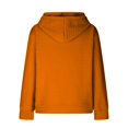 thumbnail image 4 of IMENGL Hoodies trendy knit drawstring pullover, Orange 2XL, Size M-3XL, 4 of 7