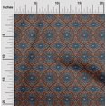 thumbnail image 1 of oneOone Cotton Cambric Fabric Paisley & Floral Ikat Print Sewing Fabric BTY 56 Inch Wide, 1 of 1