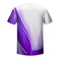 thumbnail image 4 of Qertyioot T-Shirt à Manches Courtes pour Hommes, Col Rond, Imprimé, Entraînement Physique, Sport, en Solde, 4 of 5