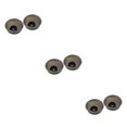 thumbnail image 4 of Thinsony 2Pcs 60mm Computer Desk Table Grommet Cover Port Wire Cable Hole Bronze 3Set, 4 of 6