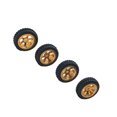thumbnail image 2 of maskred 4pcs/set RC Car Wheel Rim Tire Modification Parts For 1/28 Wltoys K969 RC Car Vehicle Upgrade Wheel Gold and silver 1Set, 2 of 6