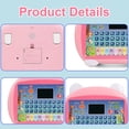 thumbnail image 2 of HLONK Tablet Toy for 2-3 Years Old Girls Boys  Educational Learning Toys with Light and Music  Interactive Toy for Numbers  Alphabet  Animals and Maths  with Gift Box - Blue, 2 of 6